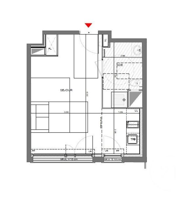 Appartement F1 à vendre - 1 pièce - 31 m2 - St Ouen - 93 - ILE-DE-FRANCE