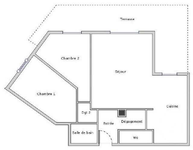 Appartement F3 &agrave; vendre - 3 pi&egrave;ces - 71,19 m2 - Asnieres Sur Seine - 92 - ILE-DE-FRANCE